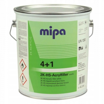 Podkład akrylowy Mipa Acrylfiller 4:1 + Utw. Biały